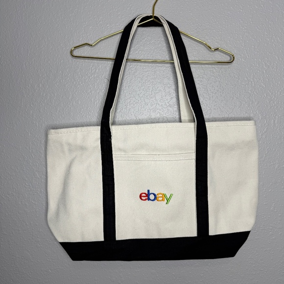New‎ Never Used Ebay Open 2024 Huge Canvas Tote Bag - Picture 1 of 8